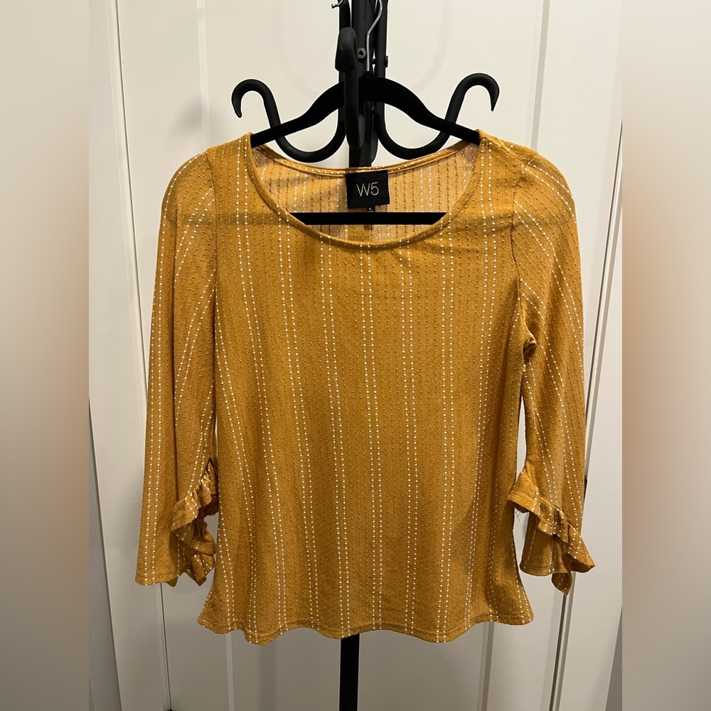 Mustard blouse - perfect for fall